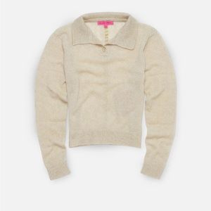 The Elder Statesman Cashmere Polo Sweater NWT